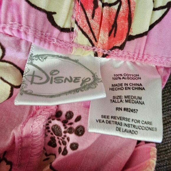 Disney Women's Pink Winnie the Pooh Honey Cotton Lounge Pyjama Pants Medium - Picture 9 of 11